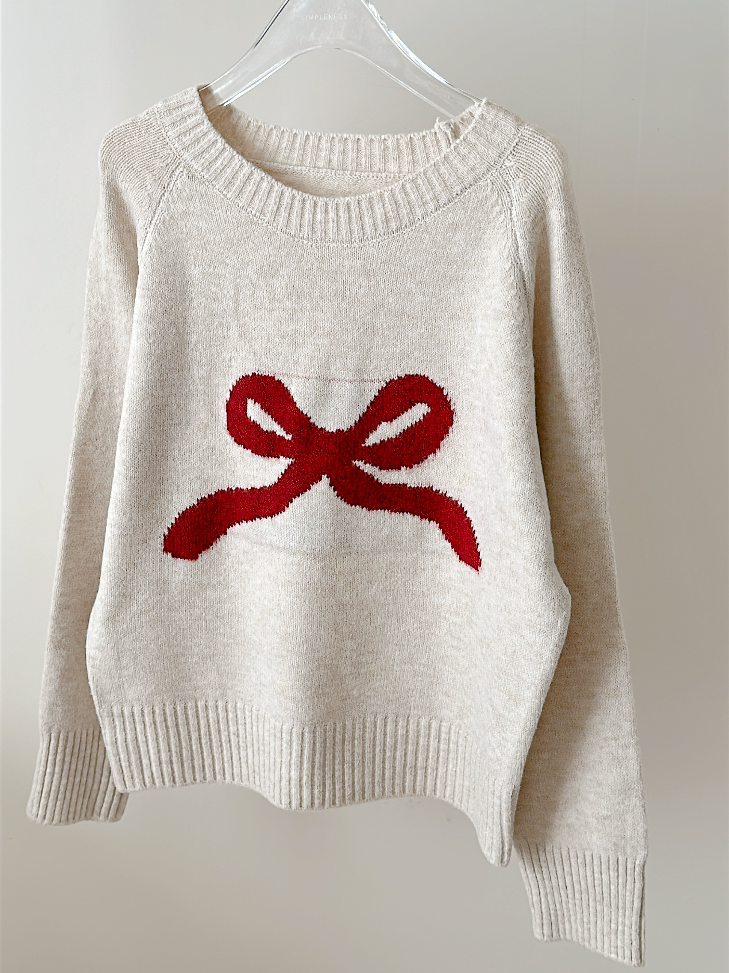 現貨🚚小編私推😍韓系大蝴蝶結針織上衣💕