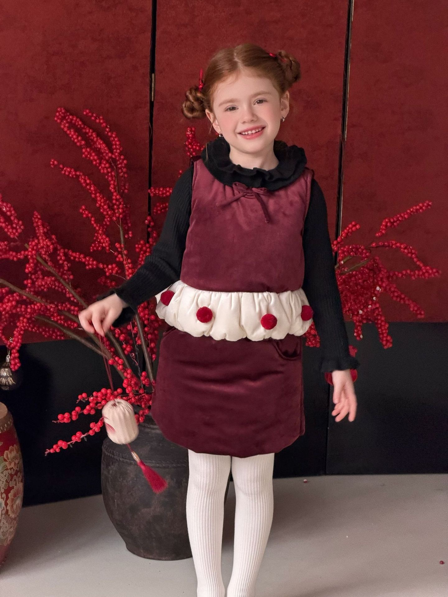 哩咕哩咕絲絨球球套裝