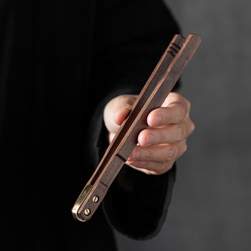 胡桃木茶夾【A3】