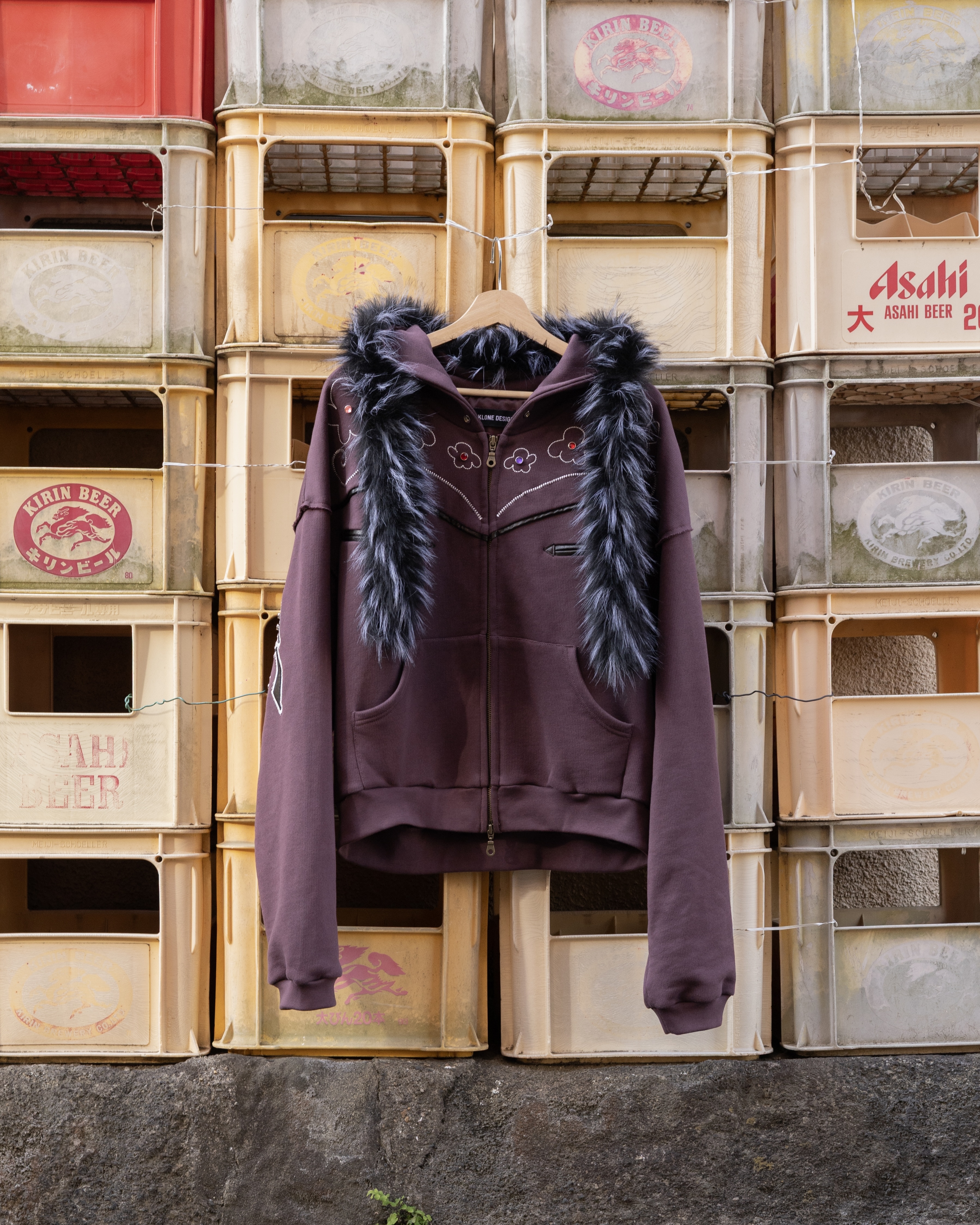 KLONE  - WESTERN ZIP HOODIE