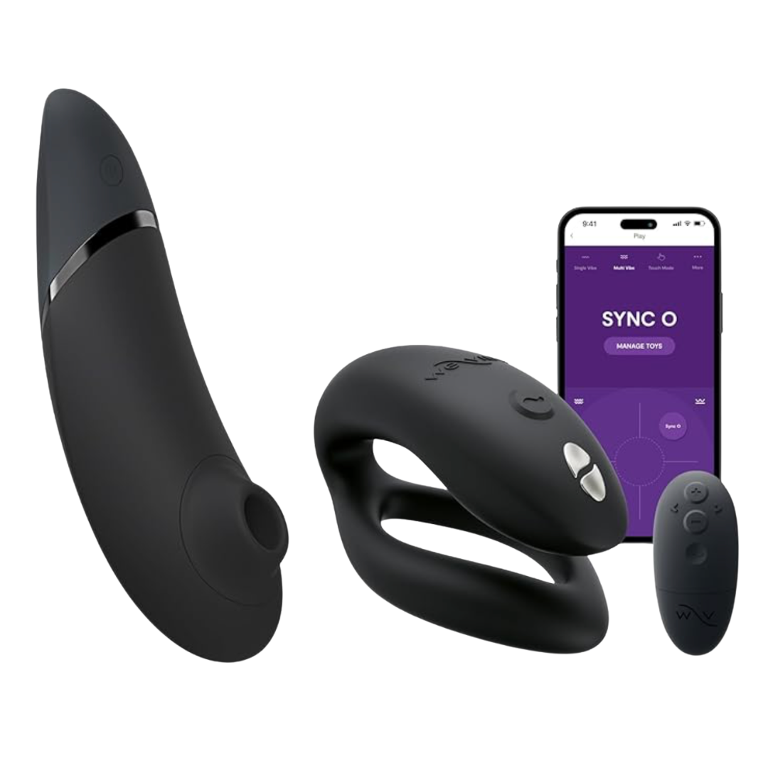 【Womanizer x We-Vibe】Lust & Luxury 奢華愉悅套裝 - 黑色