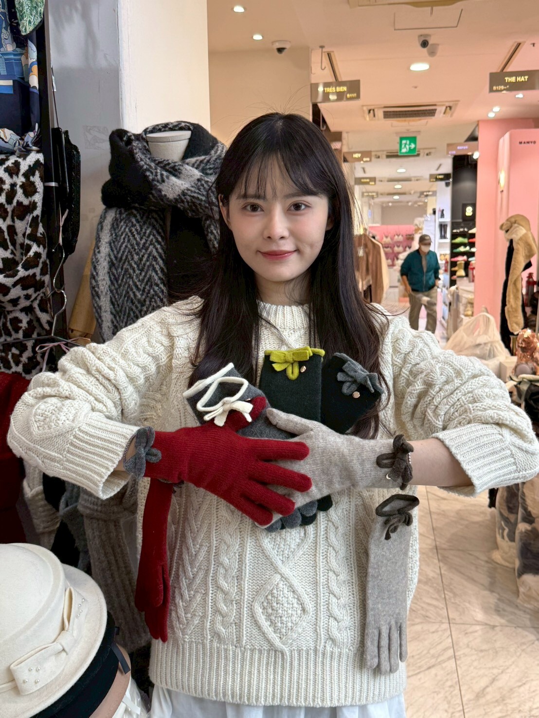 BN5311 蝴蝶結手套