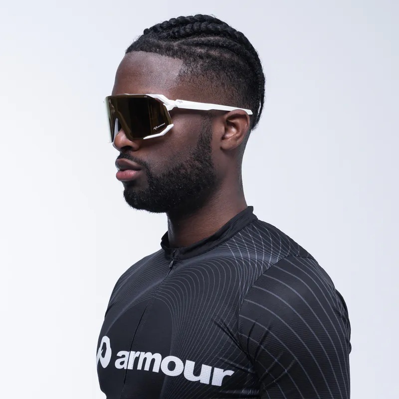 【720】Falcon運動太陽眼鏡(B431-WH/GD#消光白/冠軍金)#台灣製