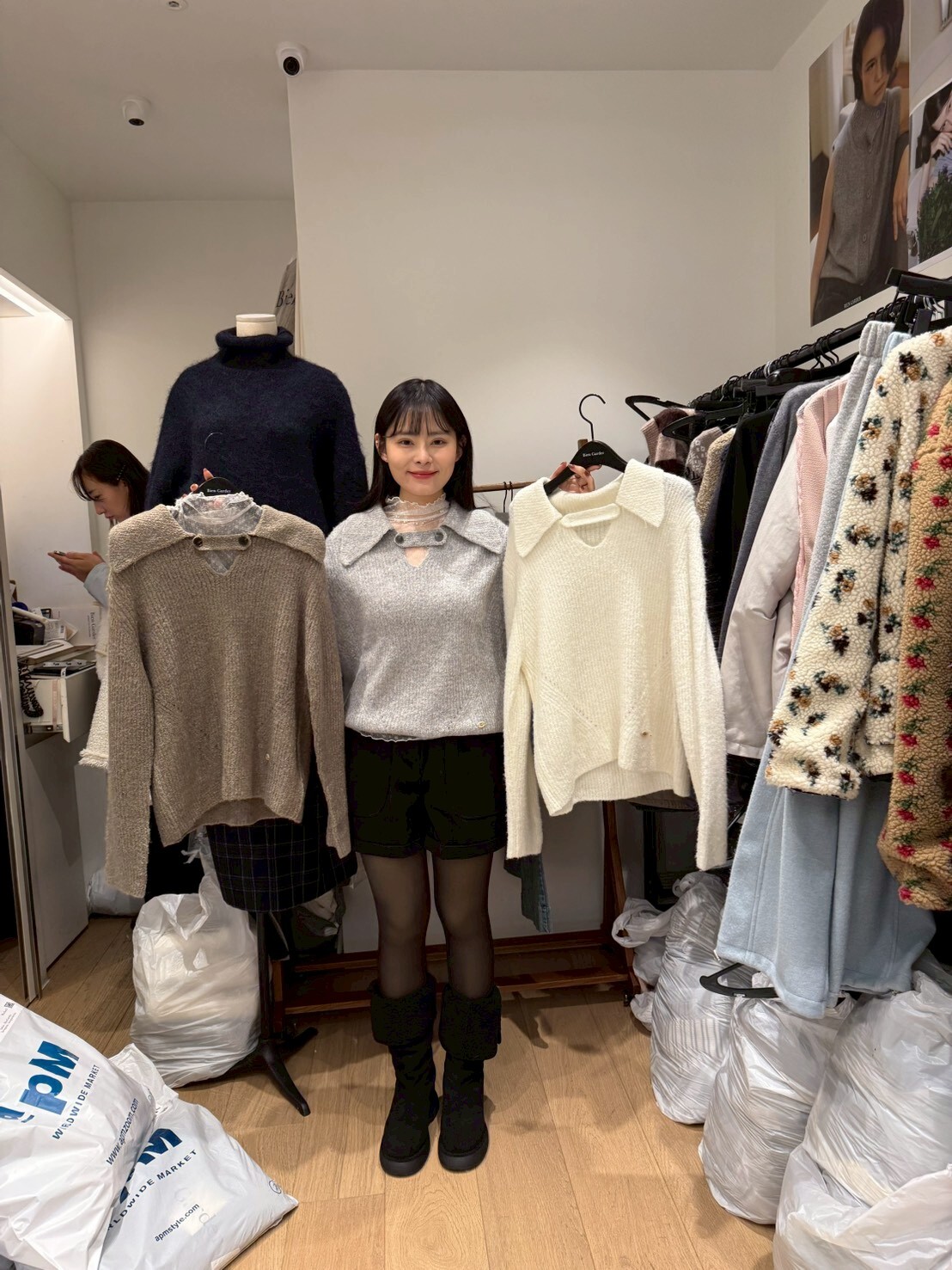 BG5331 水手性感小V領上衣