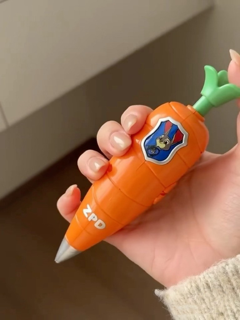 【預購】正版授權 DISNEY 動物方城市 可愛胡蘿蔔 錄音筆 圓珠筆 文具 錄音器