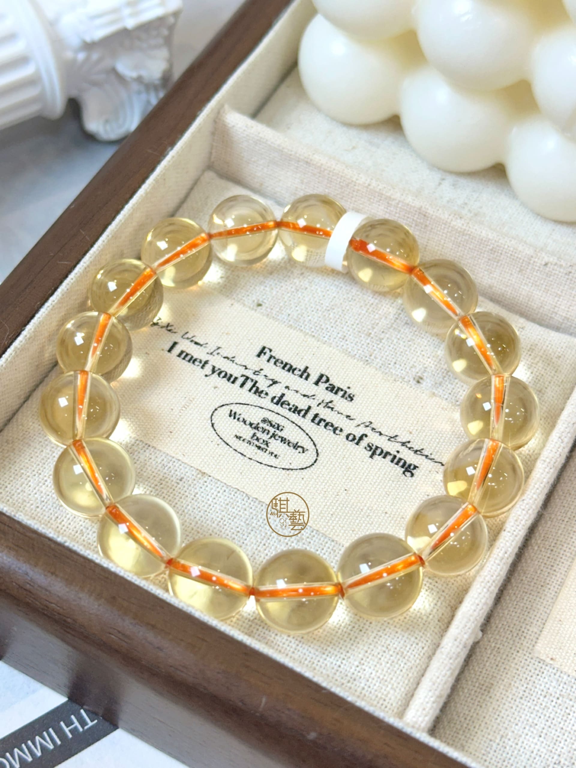 高品透體黃水晶 9–11mm｜正財招財 × 事業能量 × 自信行動力