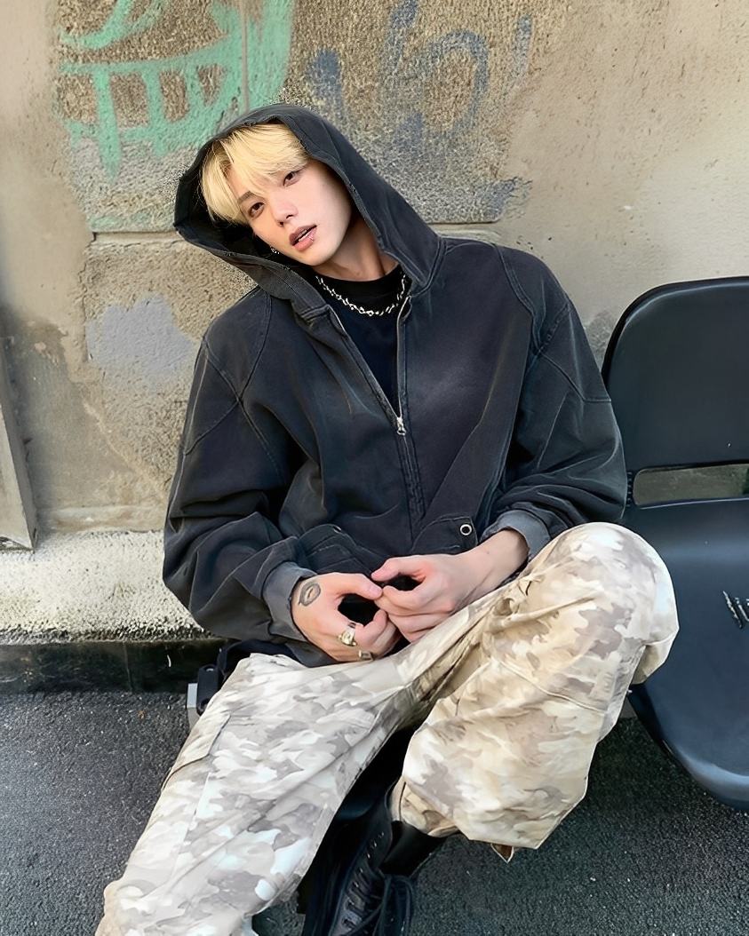 水洗 解構 破壞 休閒 連帽 外套