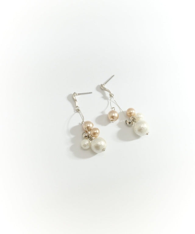 簡約仿珍珠耳環