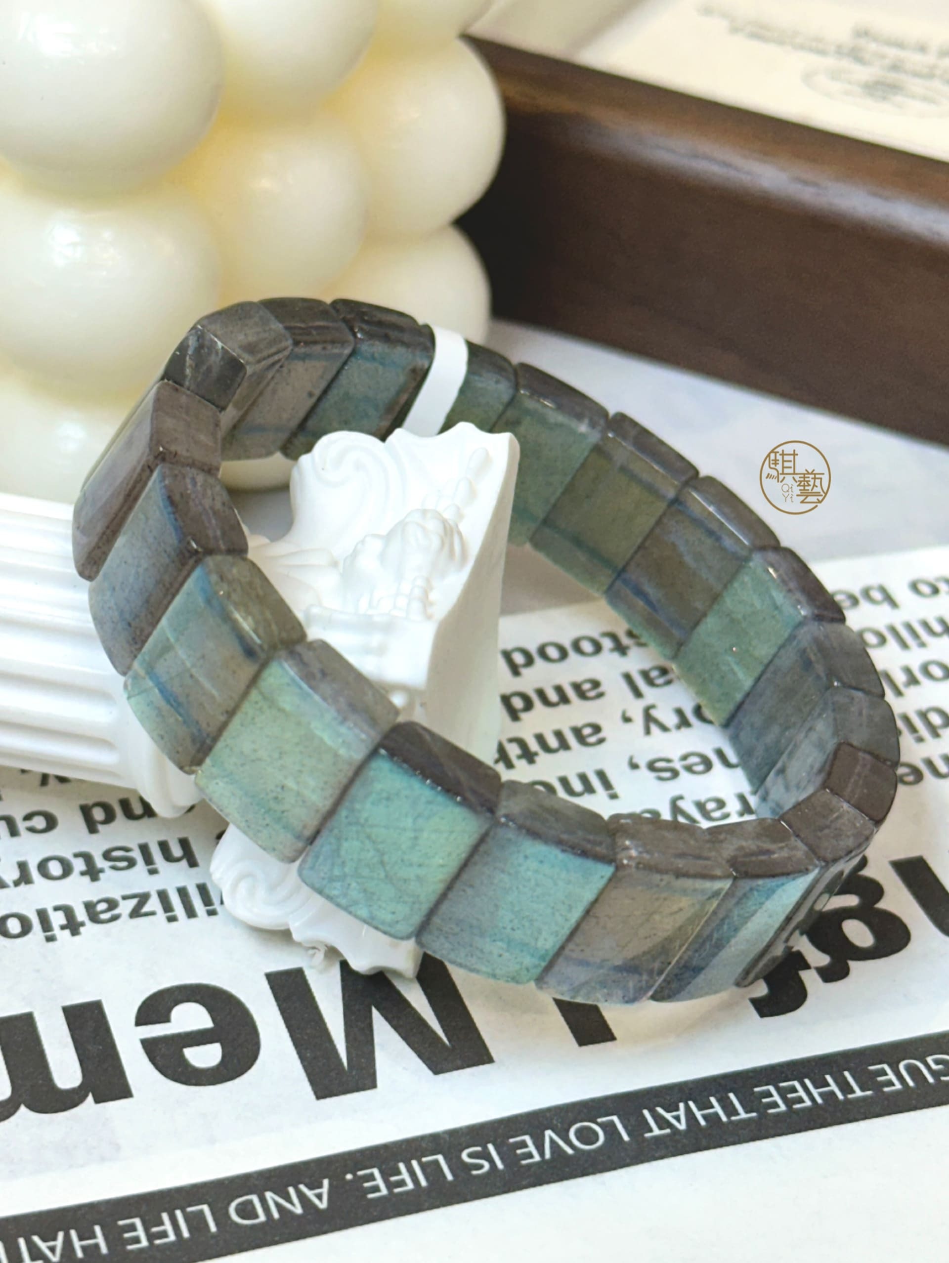 拉長石手排 13mm+｜直覺守護 × 防護磁場 × 轉運能量