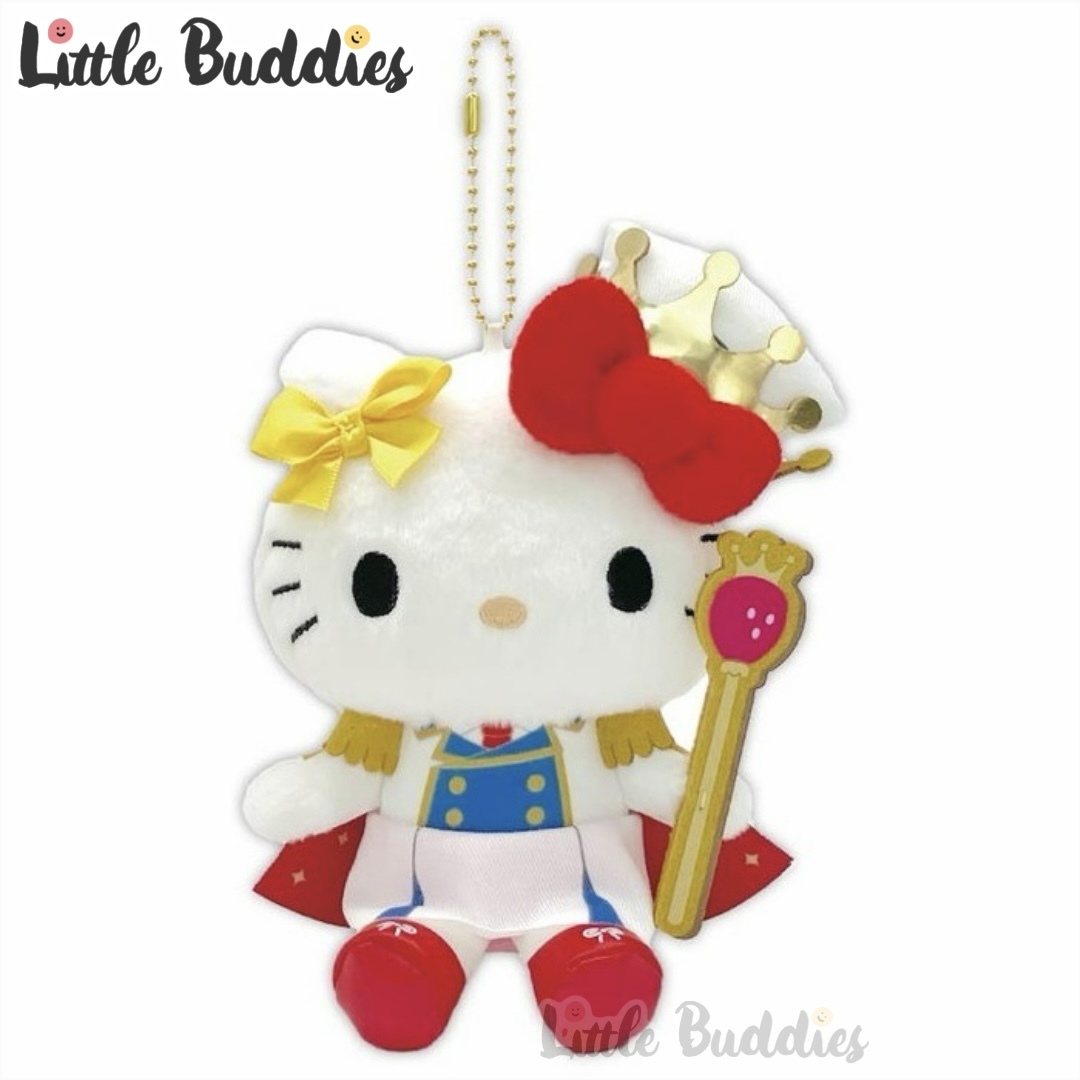 日本 Sanrio Fragaria Memories 2周年紀念限定 皇冠權杖造型 公仔匙扣