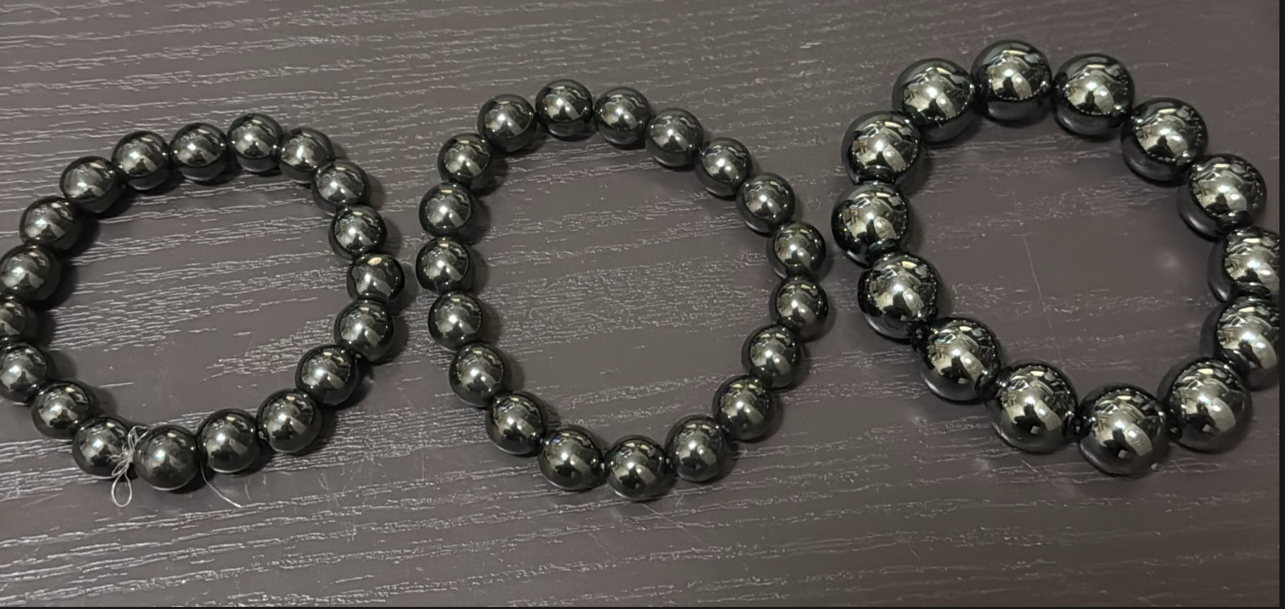 Cf3602  鈦黑茲手鏈