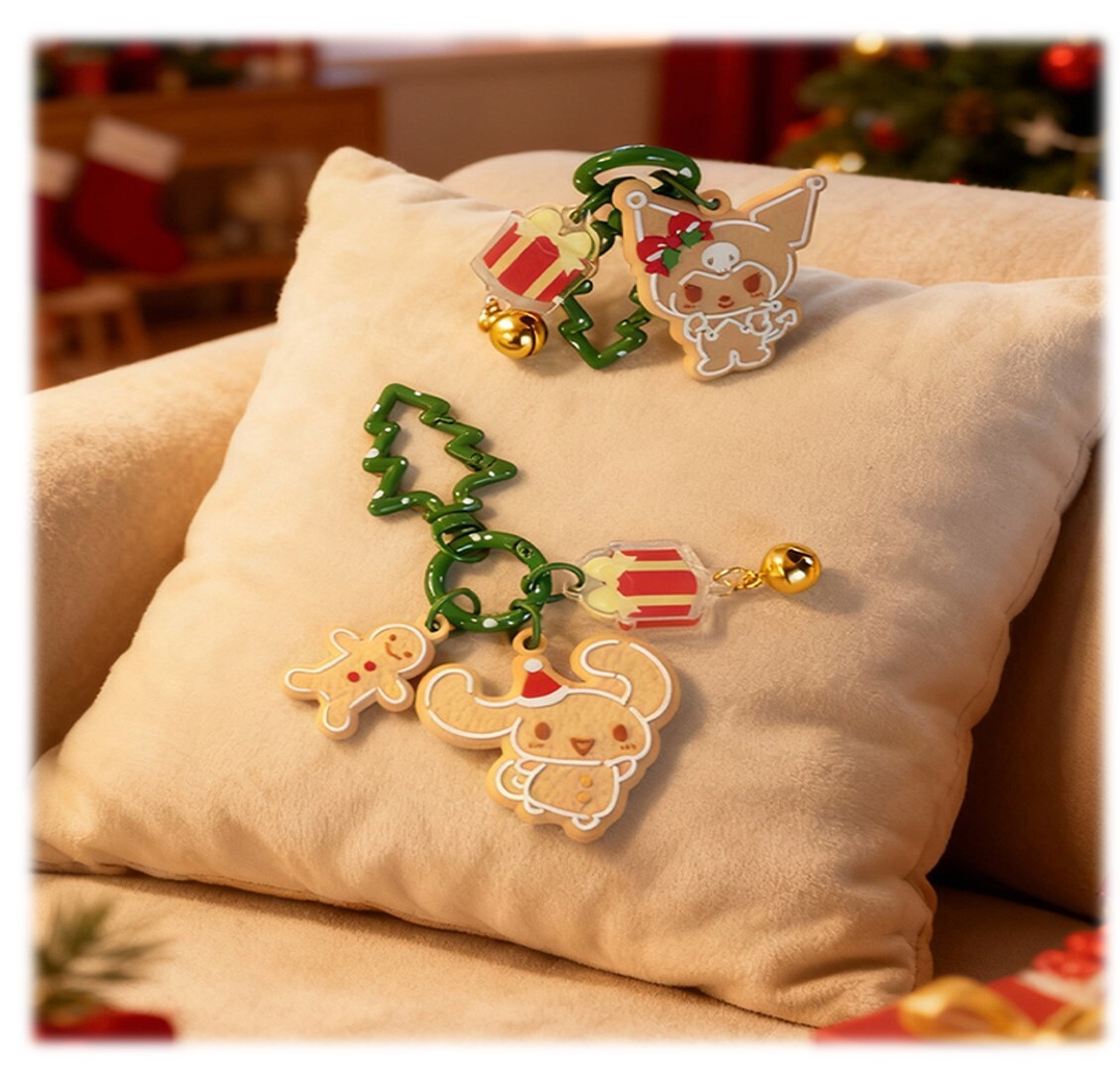 佻皮魔女 Sanrio | 薑餅人聖誕系列掛件鎖匙扣 | 飾物