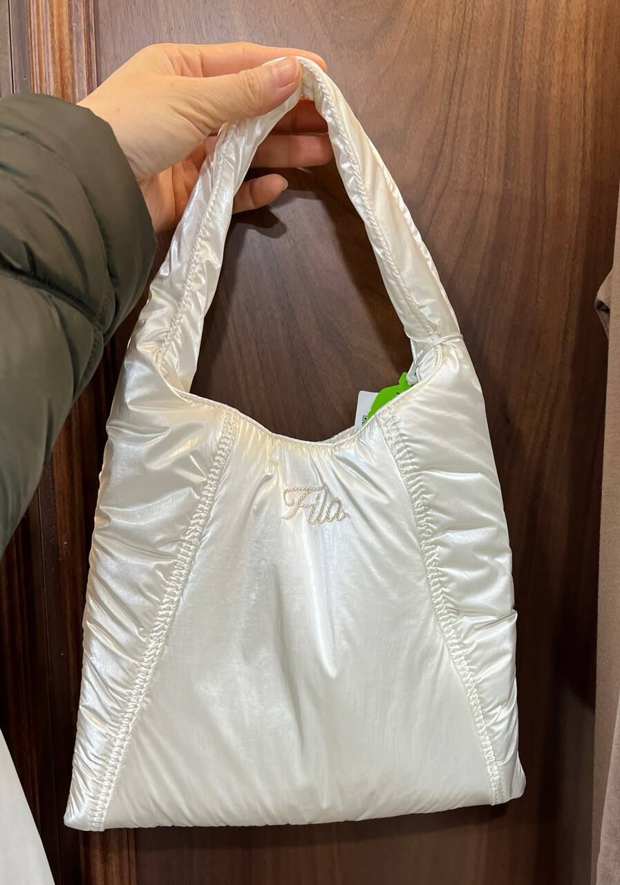 [K] FILA IVORY FS253RB01F001 WOMEN'S GLOSSY SMALL HOBO BAG, 8800286849247 (KFL20)