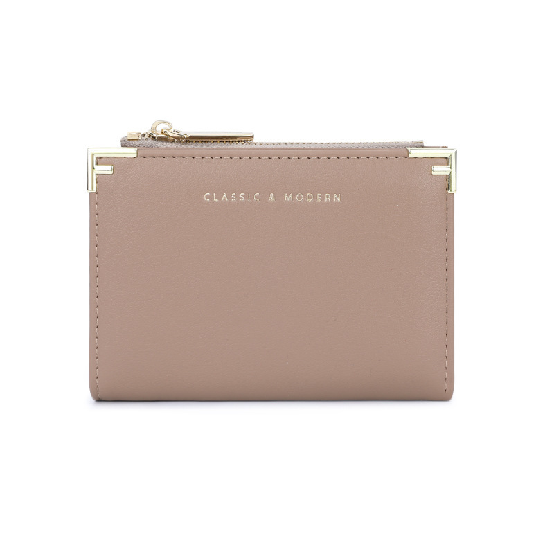 Compact Korean-Style Minimalist Multi-Slot Wallet