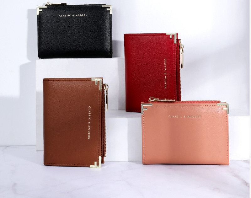 Compact Korean-Style Minimalist Multi-Slot Wallet