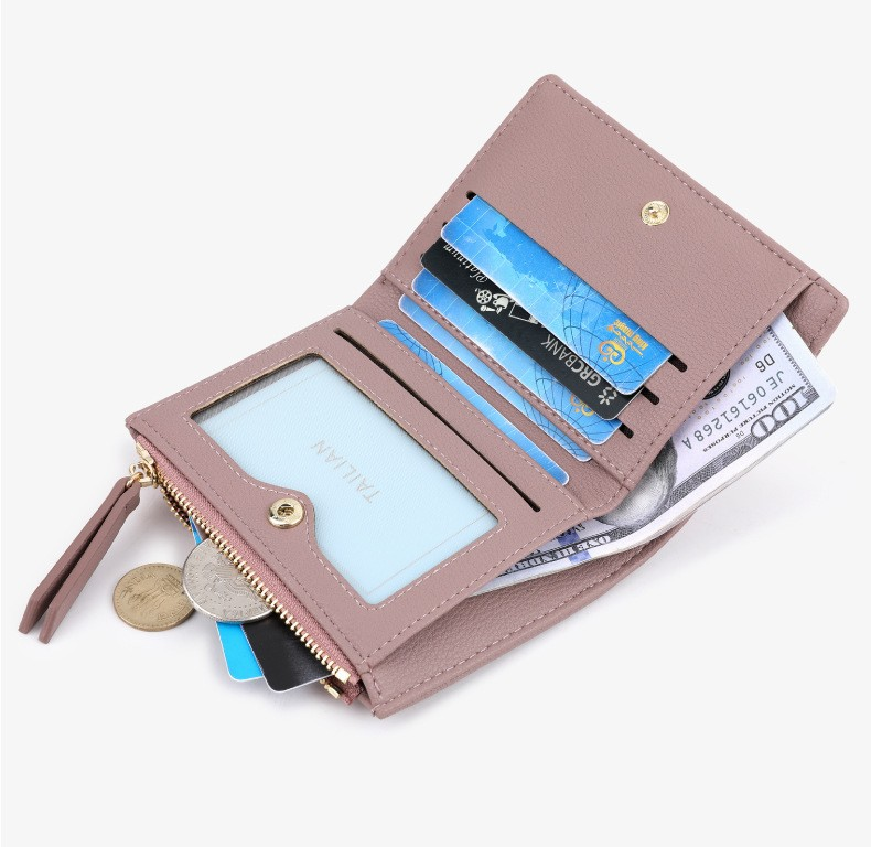 Classic Black Short Multi-Slot Wallet