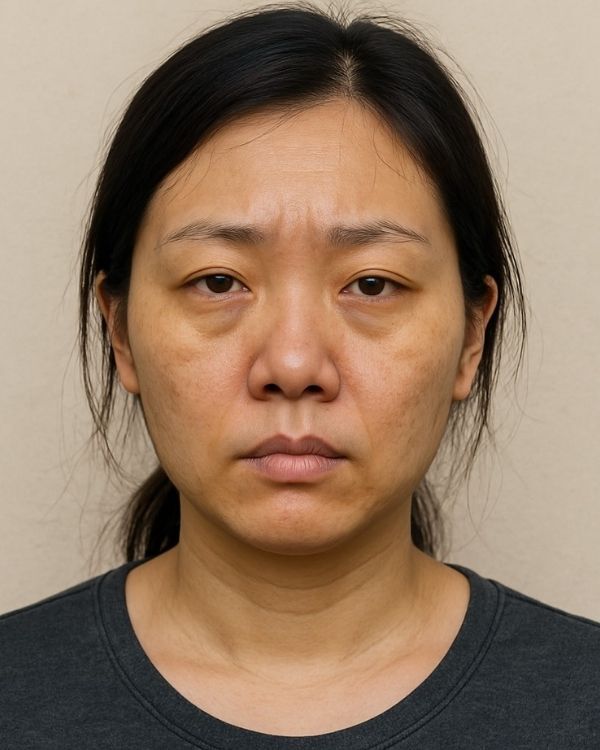 膚色暗沉示意圖