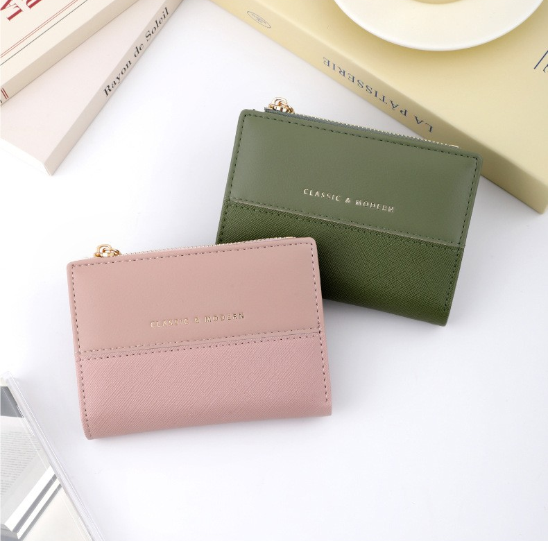 Premium Folded Patchwork Fashion Wallet