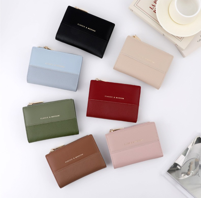 Premium Folded Patchwork Fashion Wallet