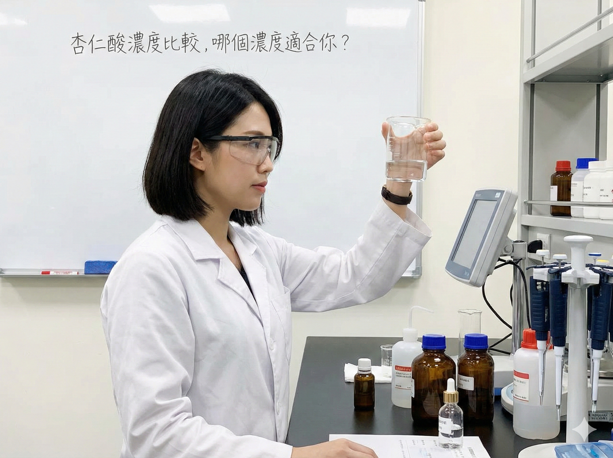 杏仁酸濃度比較：5%、10%、18%、20% 哪個適合你？一次看懂完整指南