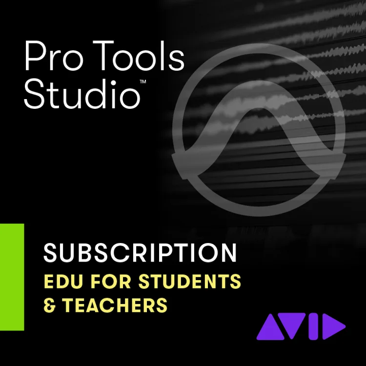 Avid Pro Tools Studio 教育版 新用戶一年訂閱｜DAW軟體 (含1年升級與支援)