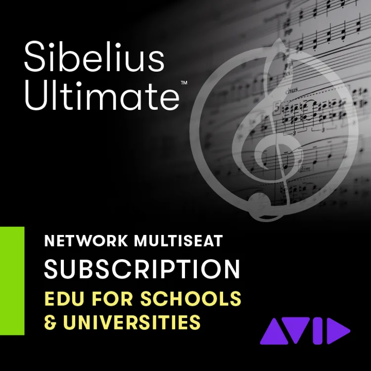 Avid Sibelius Ultimate 團隊版 新用戶一年訂閱｜記譜軟體 (含1年升級與支援)
