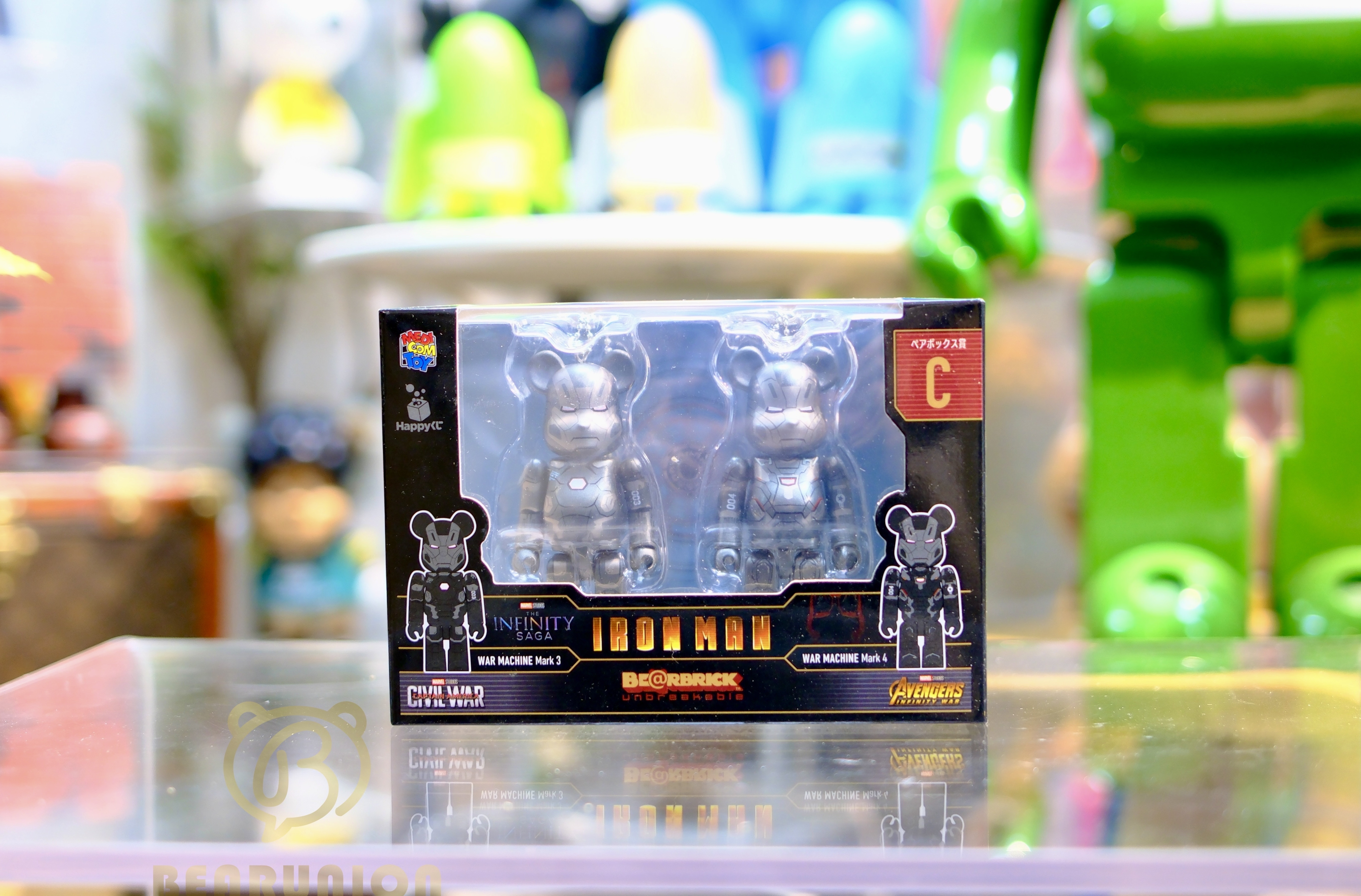 🥇現貨🥇 Bearbrick 100% Ironman box set C