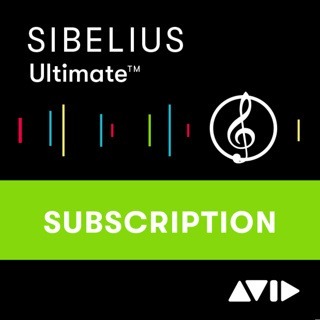 Avid Sibelius Ultimate  新用戶一年訂閱｜記譜軟體 (含1年升級與支援)