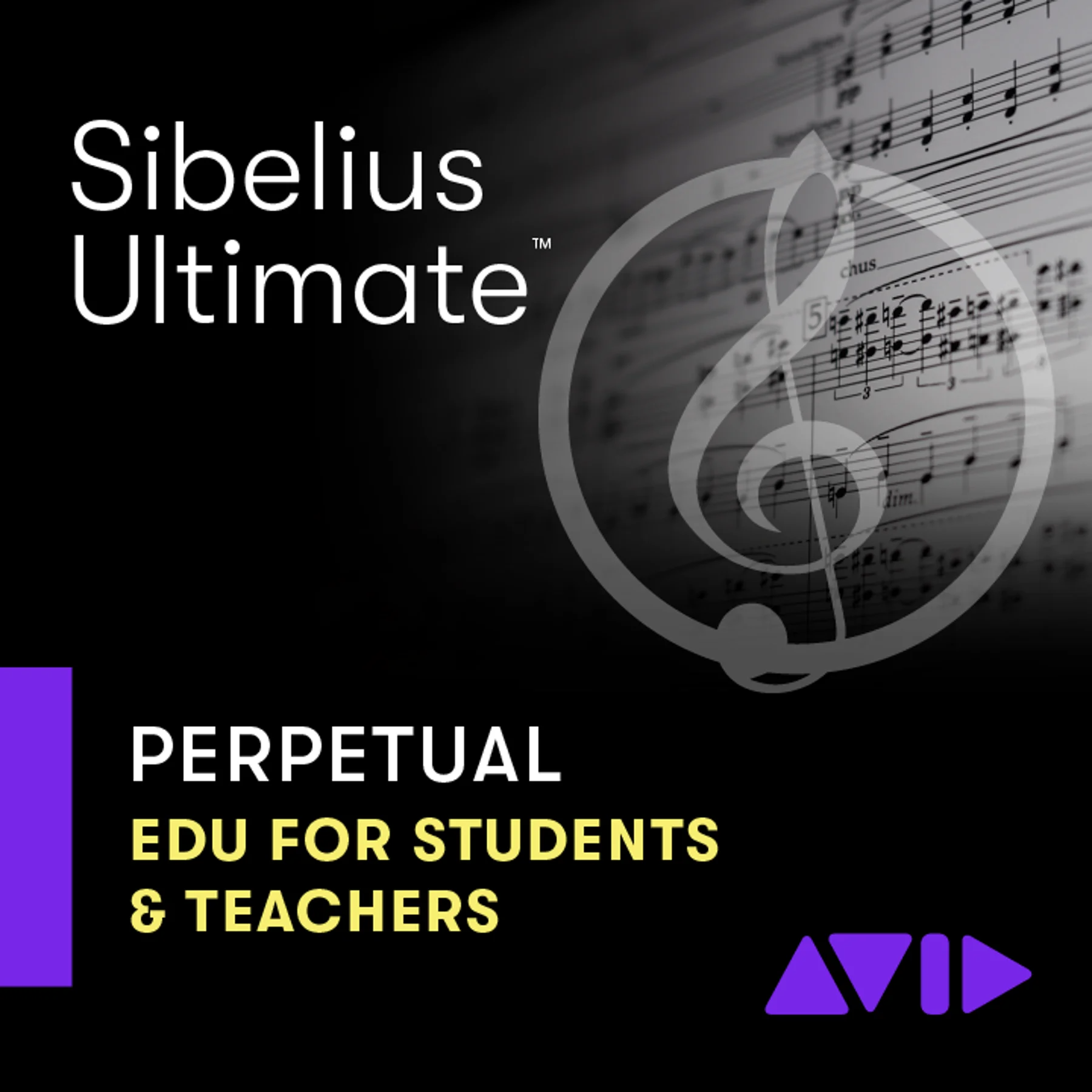 Avid Sibelius Ultimate 教育版 永久授權｜記譜軟體 (含1年升級與支援)