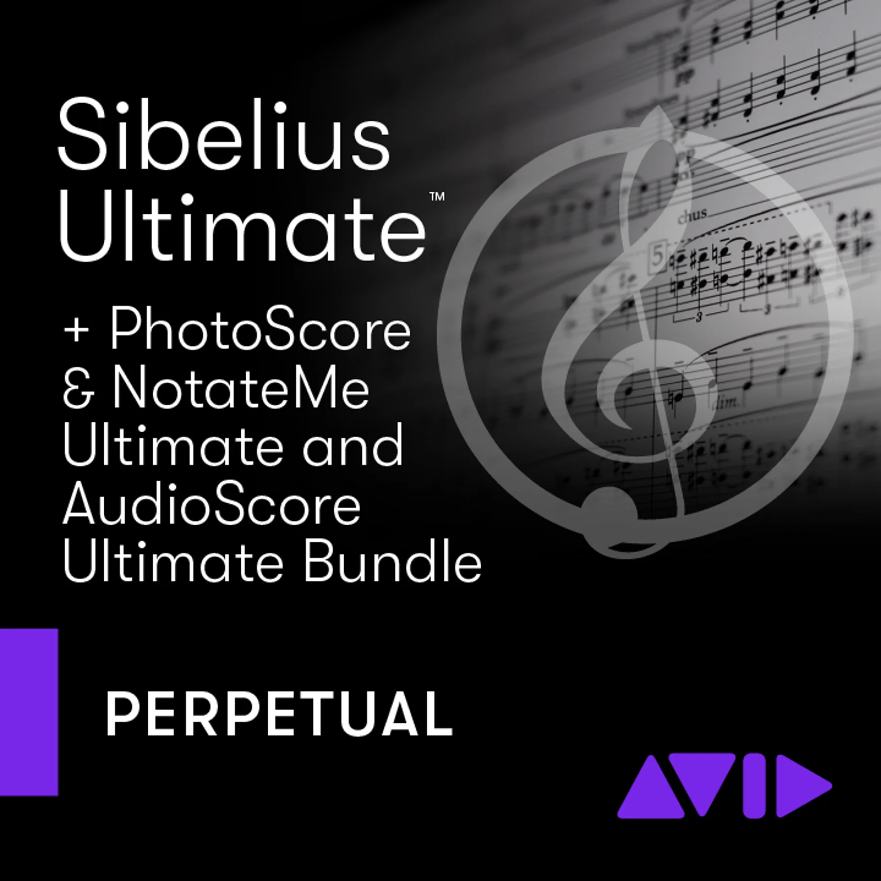 Avid Sibelius Ultimate 永久授權 含完整樂譜掃描與音訊轉譜工具｜記譜軟體 (含1年升級與支援)