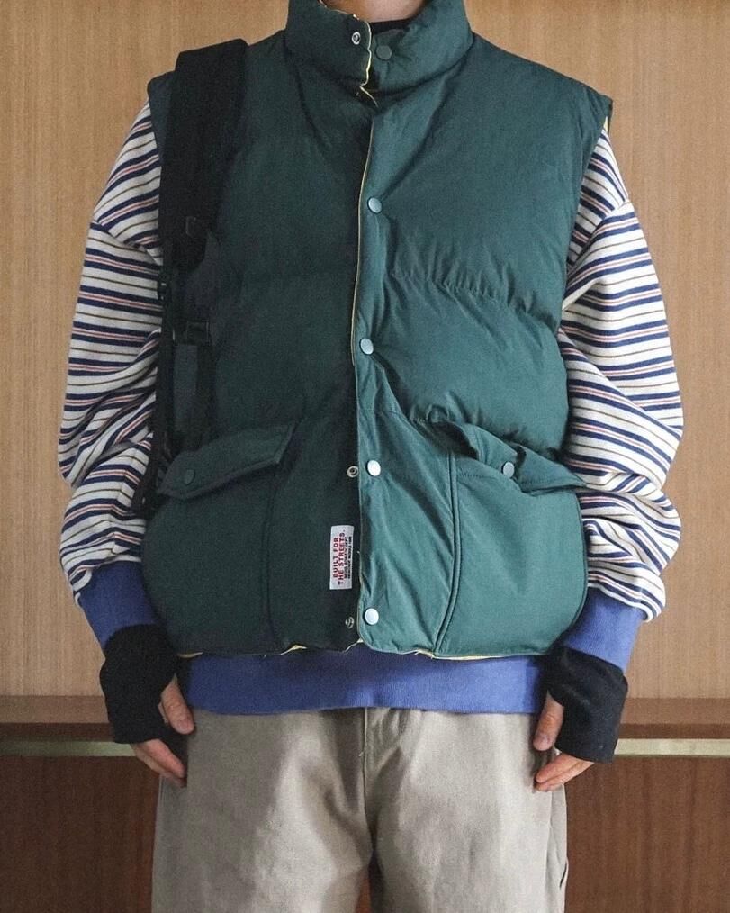 淨色開胸背心褸(薄夾棉/雙面) Tac-0317V