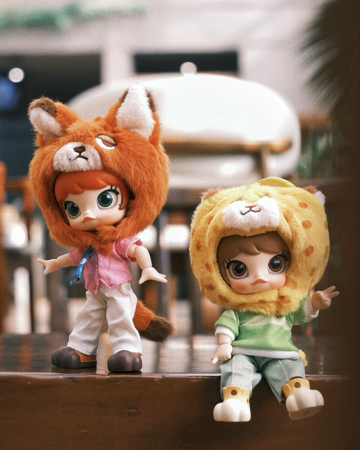 <官方正版>POPMART 泡泡瑪特 MOLLY 動物方城市2 可動人偶 1/12 聯名 盲盒 公仔 擺件 收藏