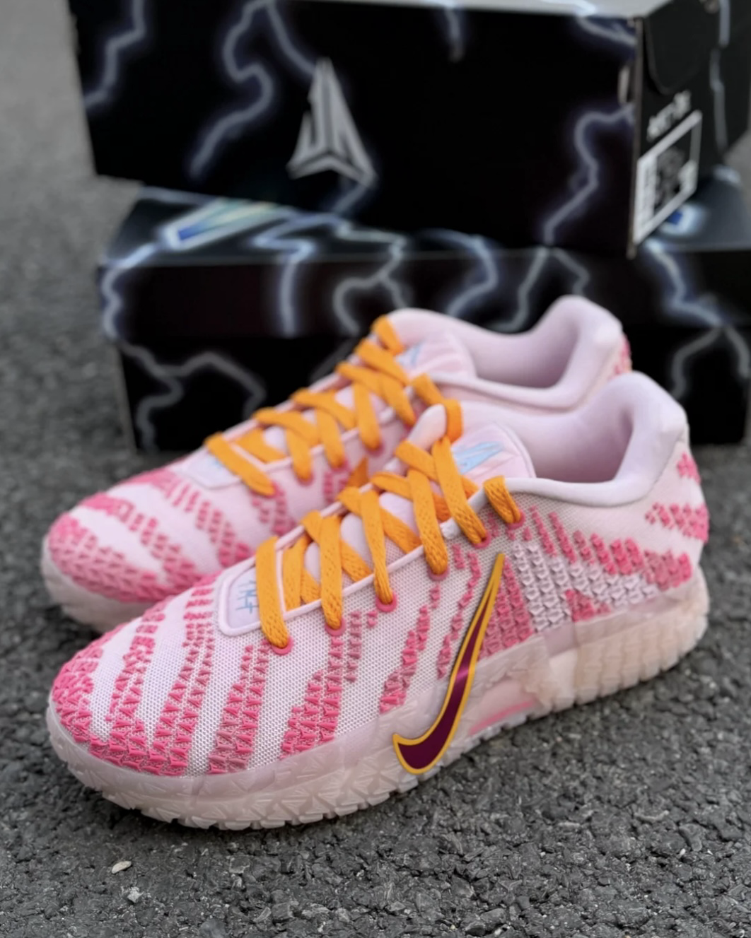 Nike Ja 3 "Valentine's Day" 情人節限定 粉色 橘色 莫蘭特 三代 緩震XDR 實戰籃球鞋