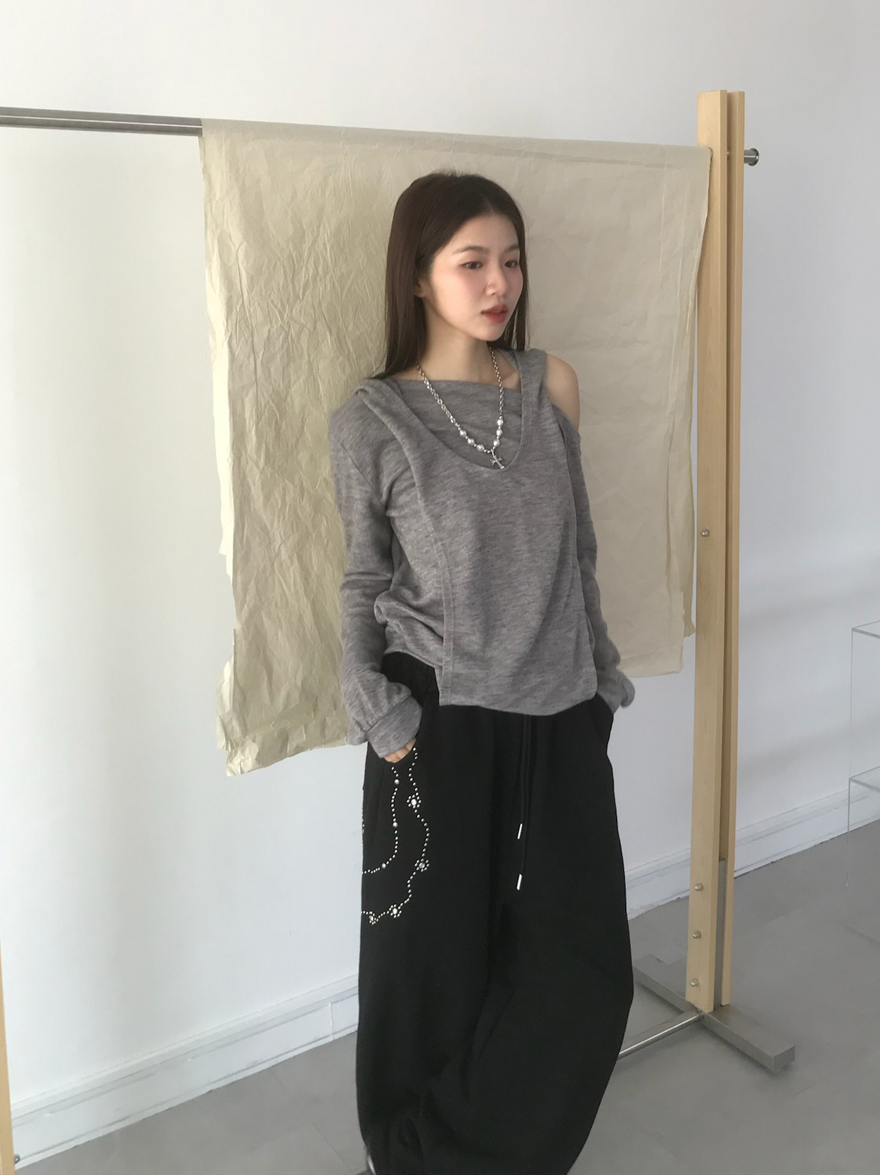 Stud Keyring Pants #長褲