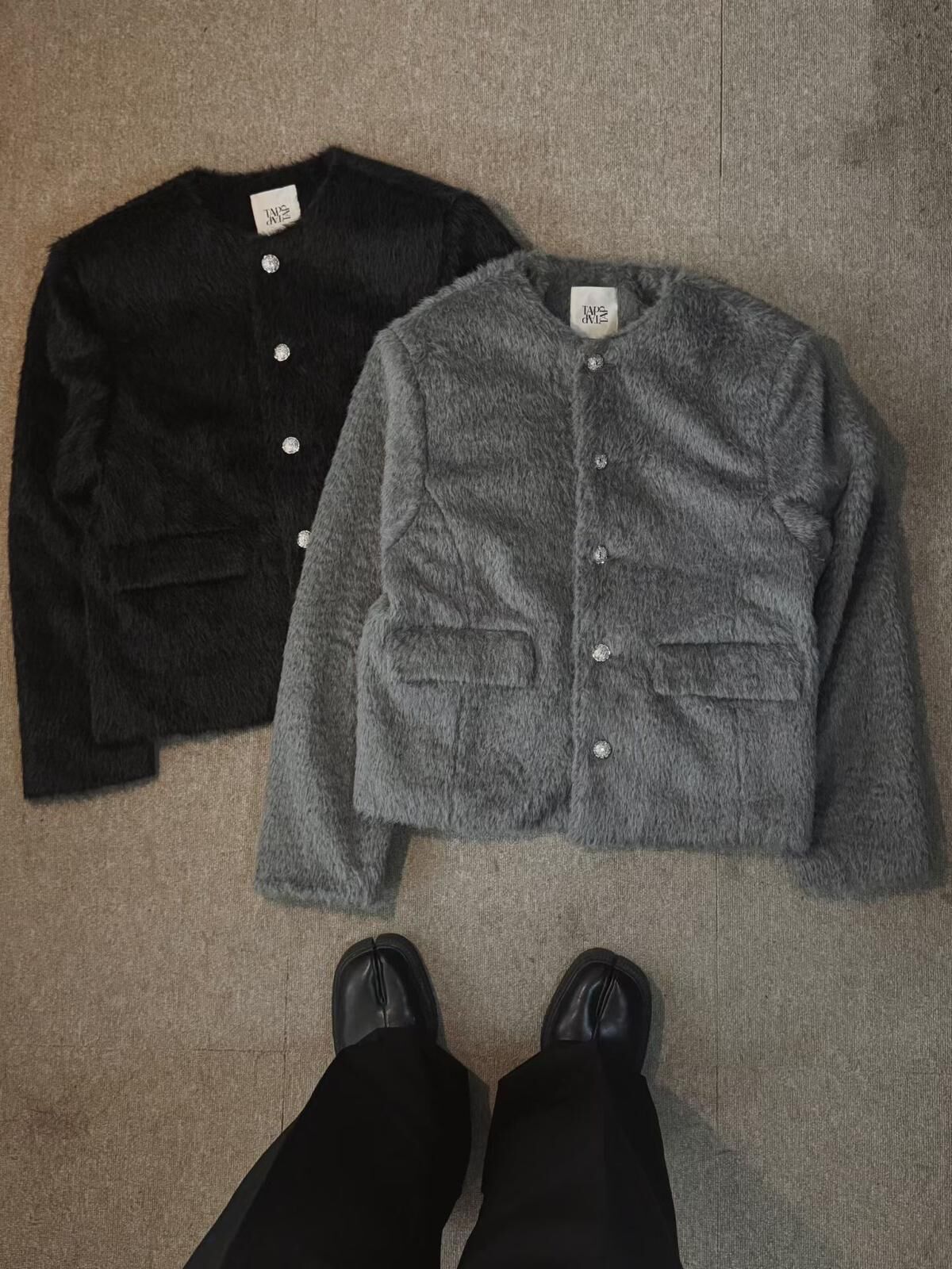 淨色開胸外套 tap-092JK