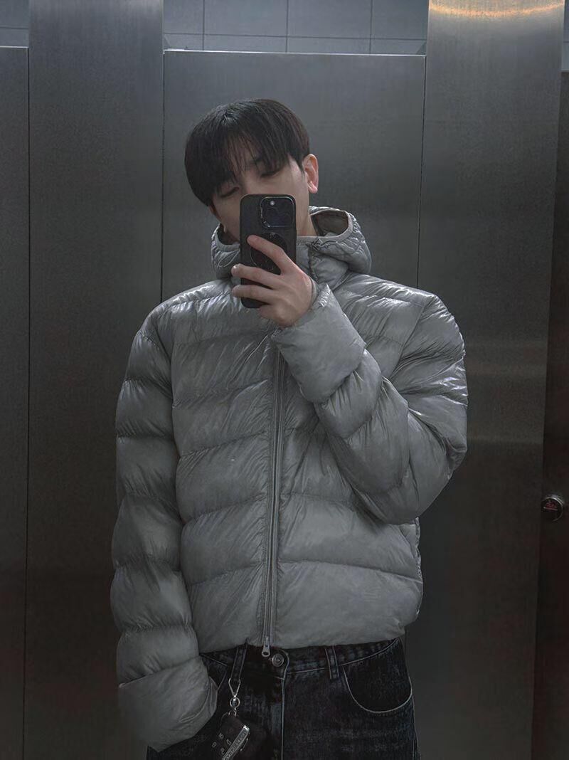 淨色連帽拉鍊外套(薄夾棉) tap-093JK