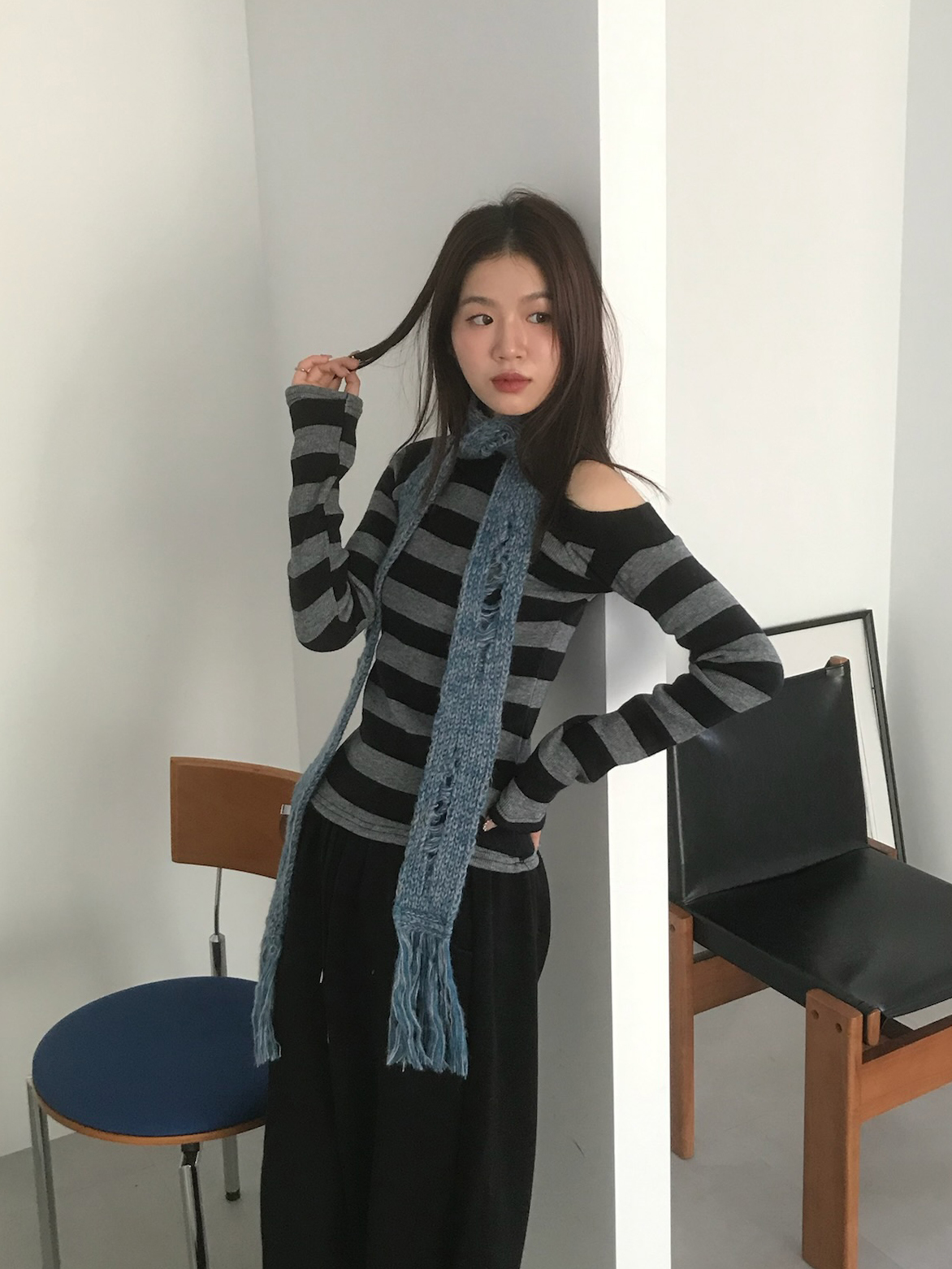 Thank You Unbalance Tee #上衣