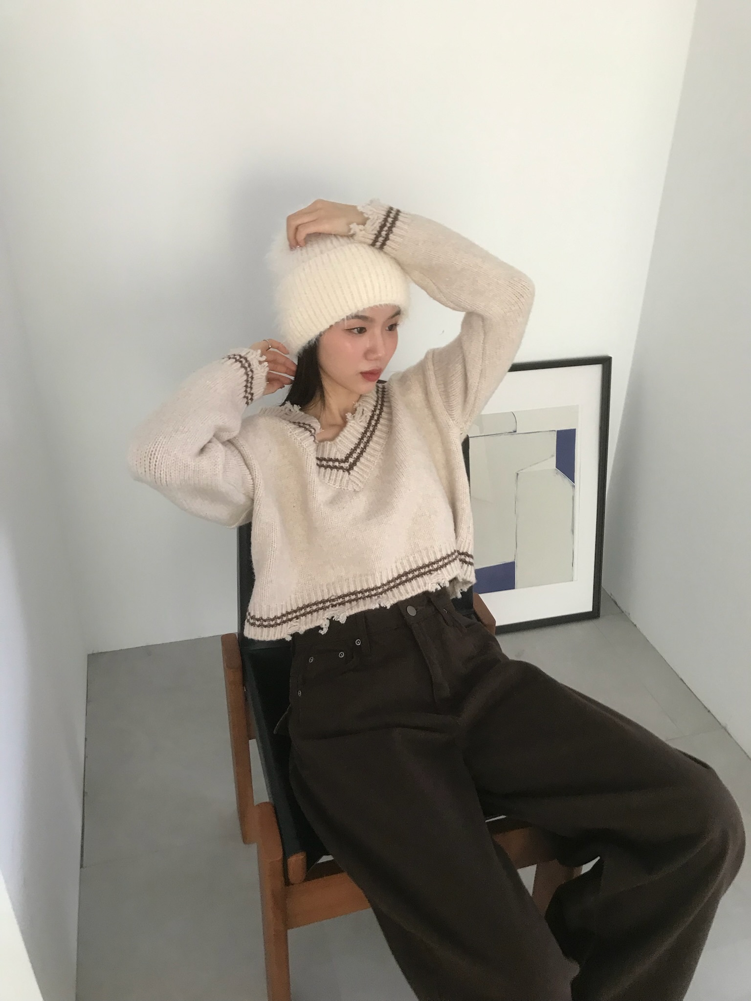 Winter Angora Beanie