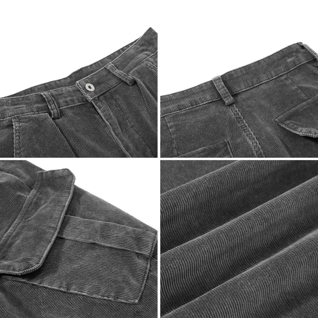 Corduroy燈芯絨斜袋彎刀褲