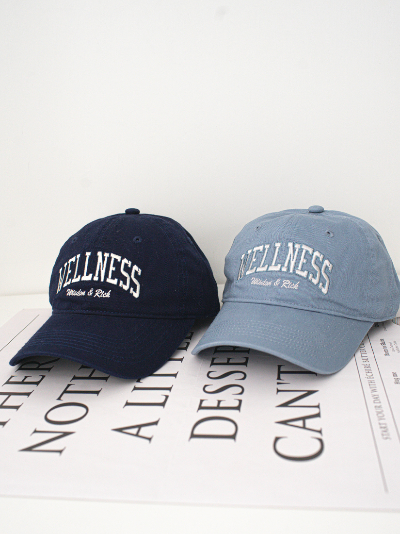 刺繡字母顯小臉斜紋棒球帽