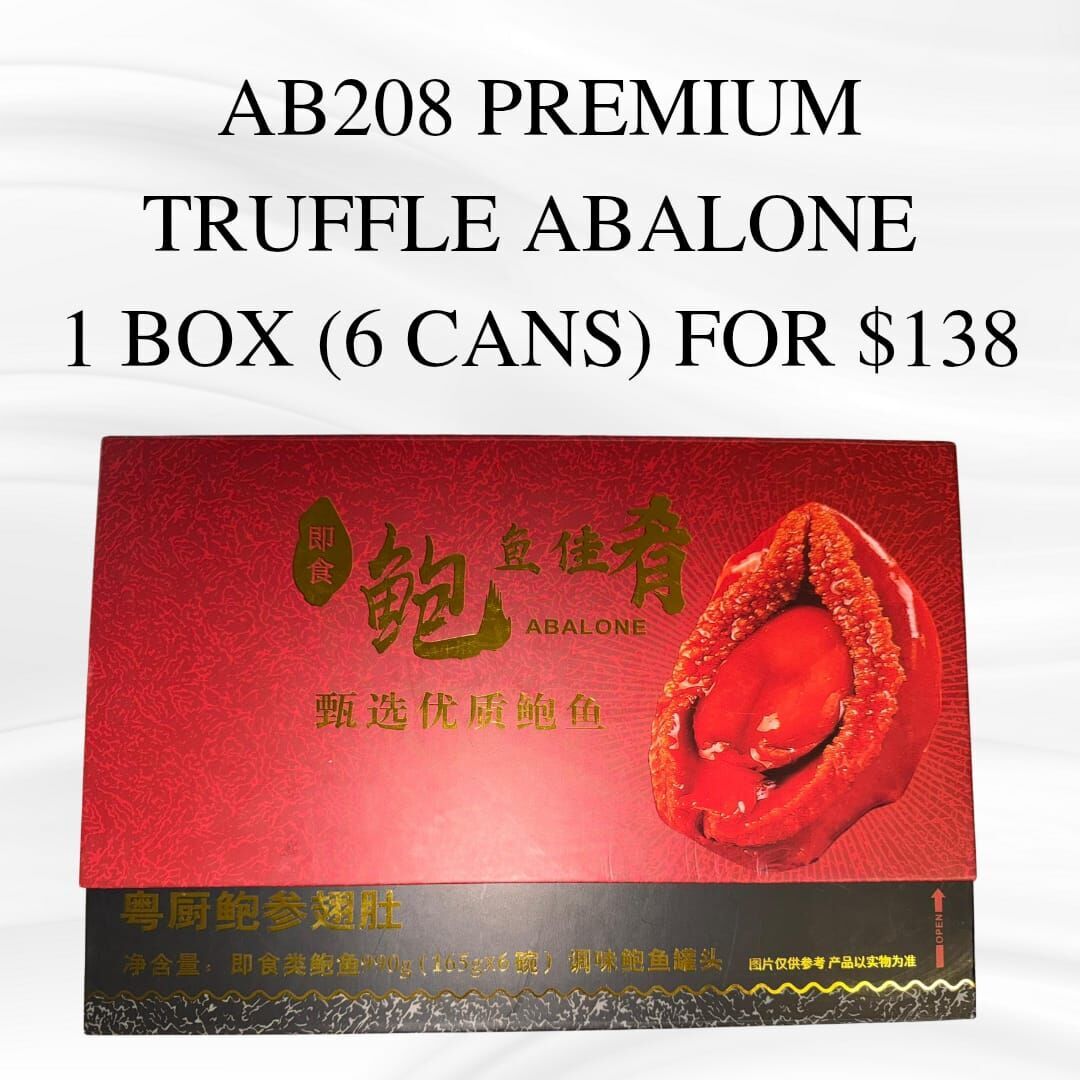 1 AB208 PREMIUM TRUFFLE ABALONE 1 BOX (6CANS)