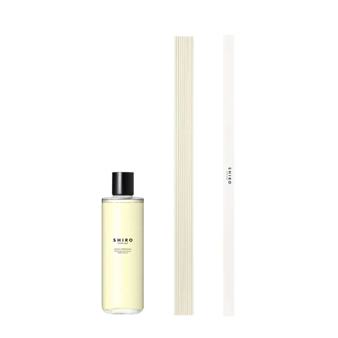 SHIRO PERFUME Sunny Morning Perfume Diffuser 香水擴香液 (內含10支擴香棒) 500ml