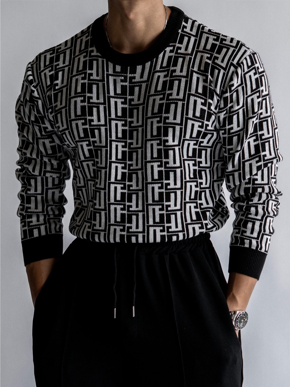 Bali 肌肉圓領針織衫