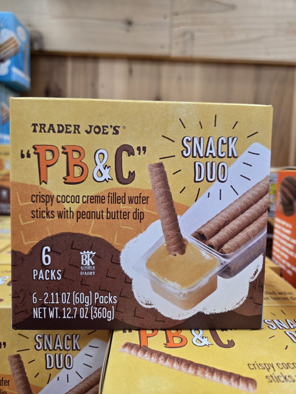 [U] CW TRADER JOE'S PB & C SNACK DUO, 6 PACKS, 00740647 (UCW105)