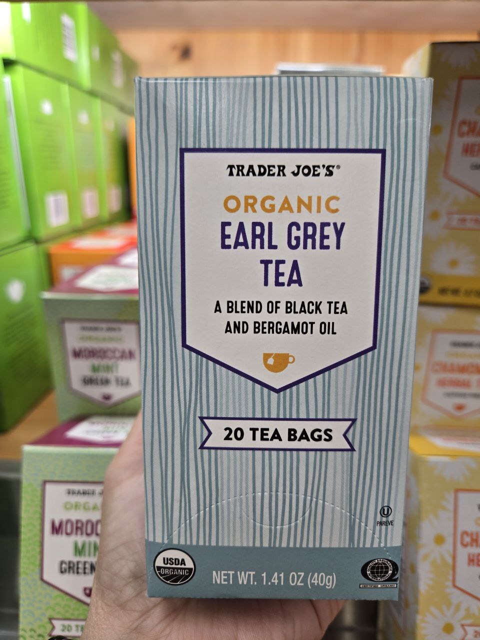 [U] CW TRADER JOE'S ORGANIC EARL GREY TEA, 00626804 (UCW106)