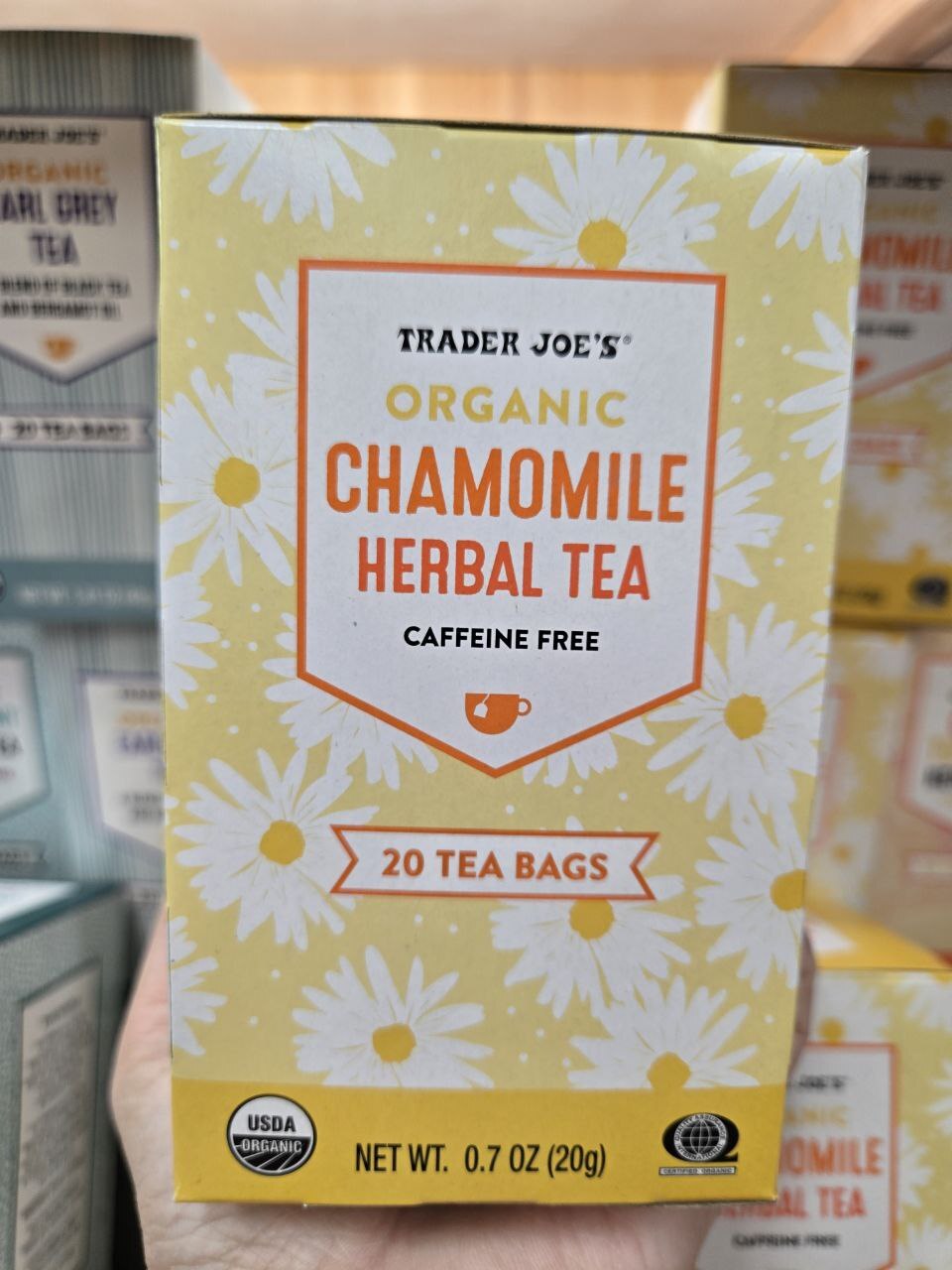 [U] CW TRADER JOE'S ORGANIC CHAMOMILE HERBAL TEA, 00514682 (UCW107)