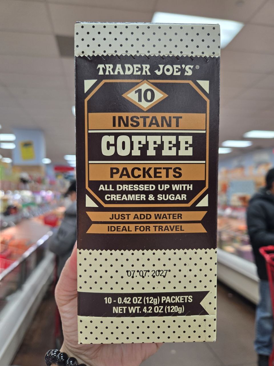 [U] CW TRADER JOE'S 10 INSTANT COFFEE PACKETS, 00972031 (UCW110)