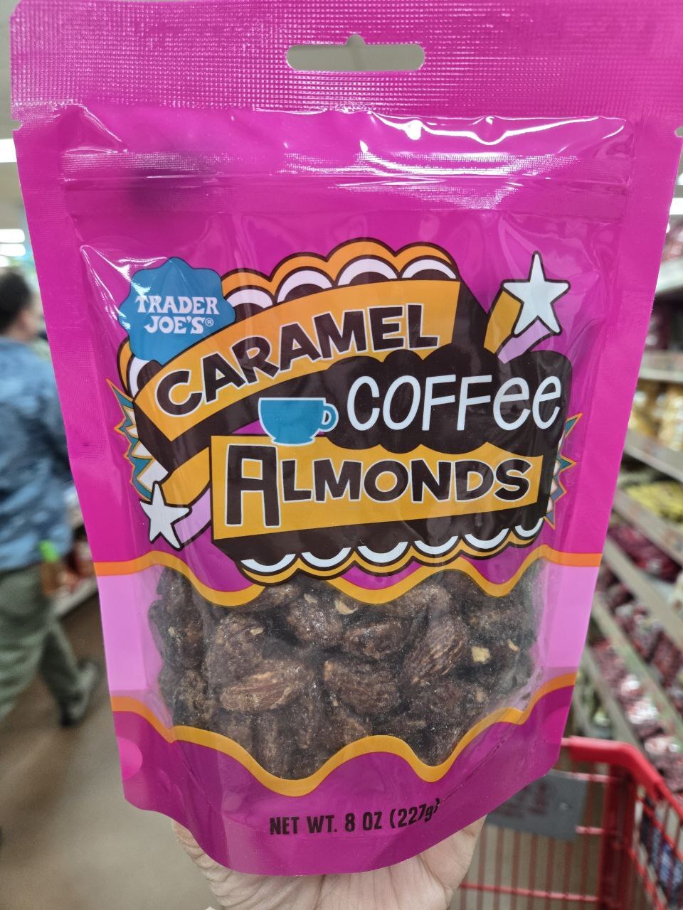 [U] CW TRADER JOE'S CARAMEL COFFEE ALMONDS, 00713498 (UCW113)