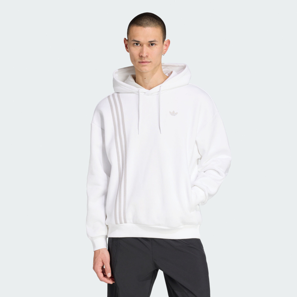 Adidas 愛迪達 Front St Hd JW1000 男 連帽上衣 帽t 連帽長袖 白 灰 亞版