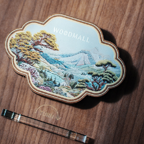 DIY材料包-旋轉材料圖鑑盒,立體 UV 印刷